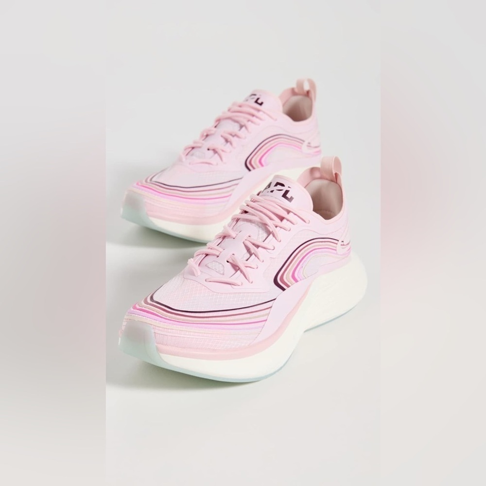 APL Women's Streamline Pink/Burgundy Sneakers - Picture 2 of 11